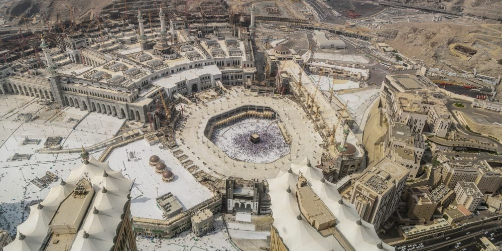 Mecca city aerial view Mecca city aerial view