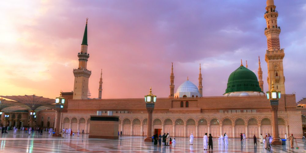 Prophet Mohammed Mosque , Al Masjid an Nabawi - Medina / Saudi Arabia