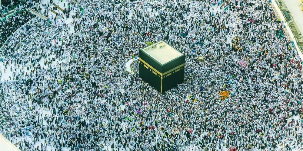 The Hajj annual Islamic pilgrimage to Mecca, Saudi Arabia The Hajj annual Islamic pilgrimage to Mecca, Saudi Arabia